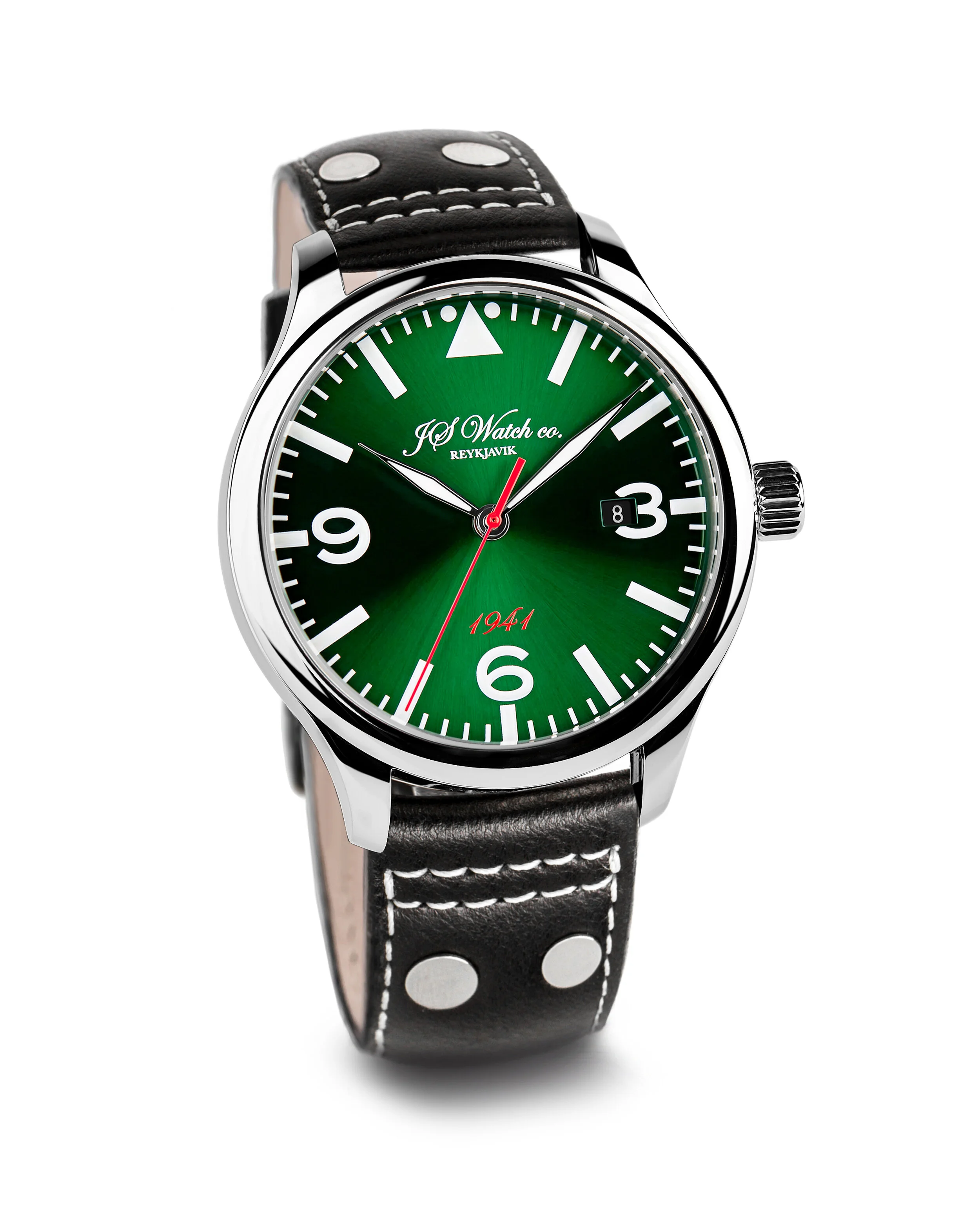 JS Watch Company Reykjavik — Frisland 1941 Green